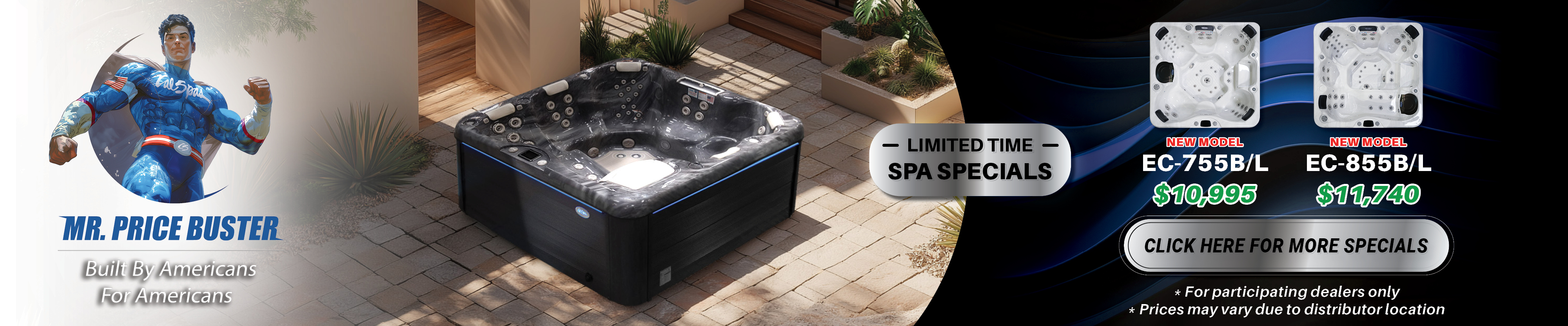 Calspas hot tub being used in a family setting - El Cajon