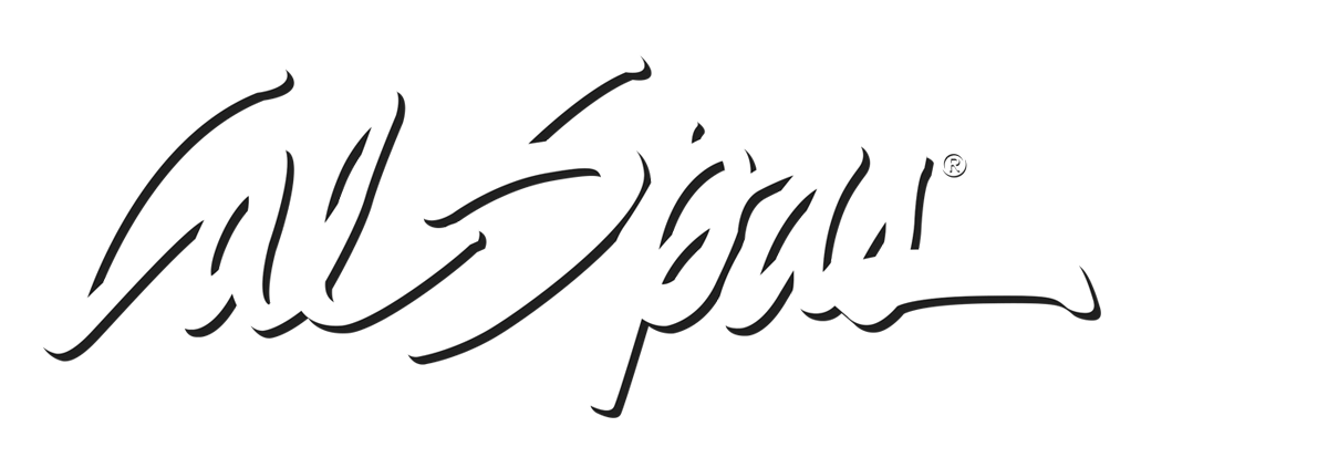 Calspas White logo hot tubs spas for sale El Cajon